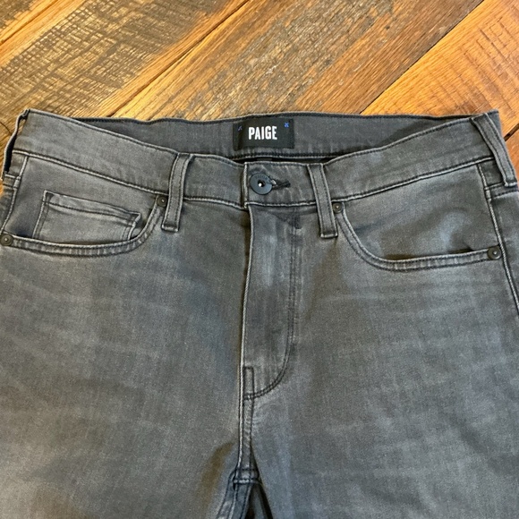 Paige Men’s Straight Leg Jeans Gray Wash Size 31 - Picture 3 of 16
